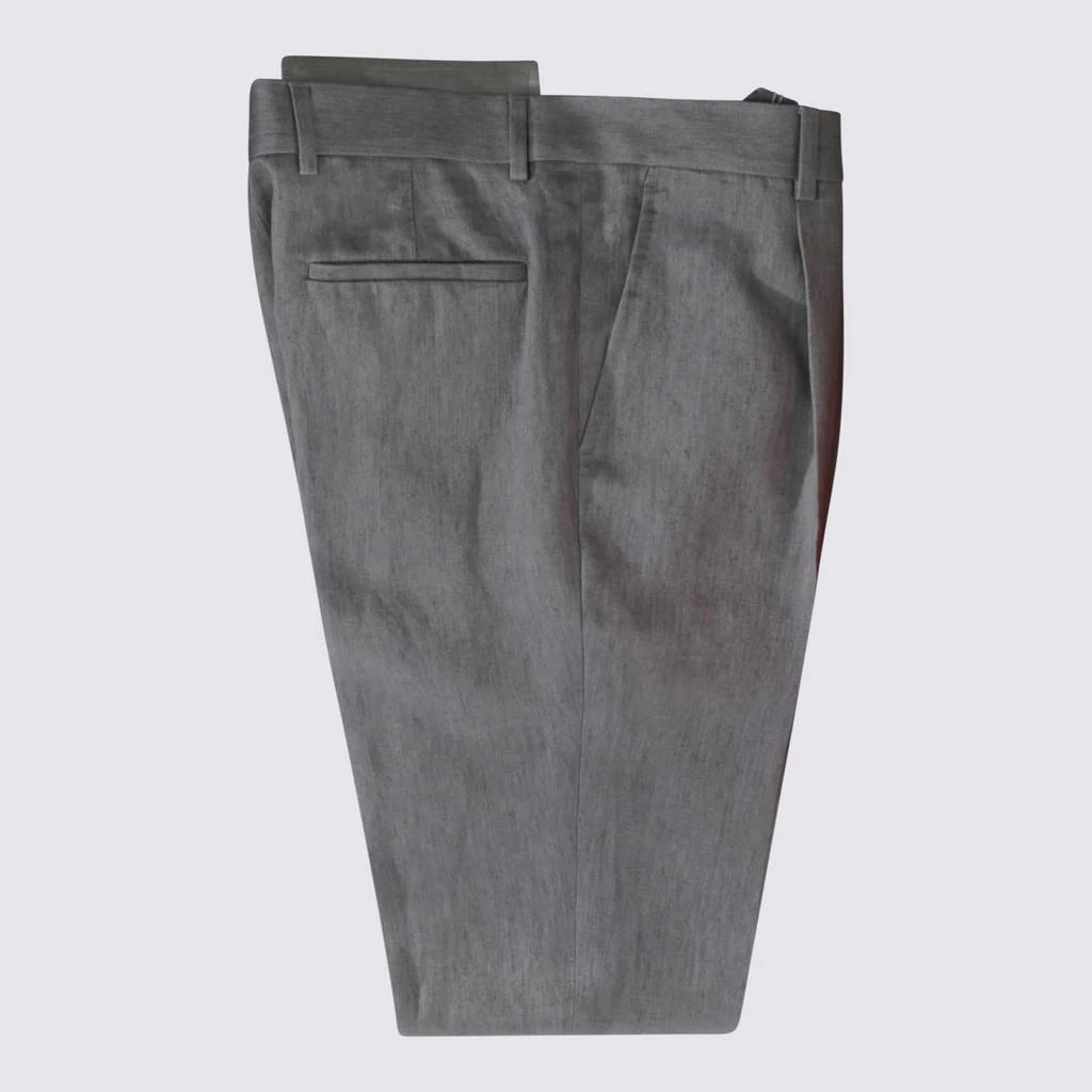 Brunello Cucinelli Grey Linen Suits 1