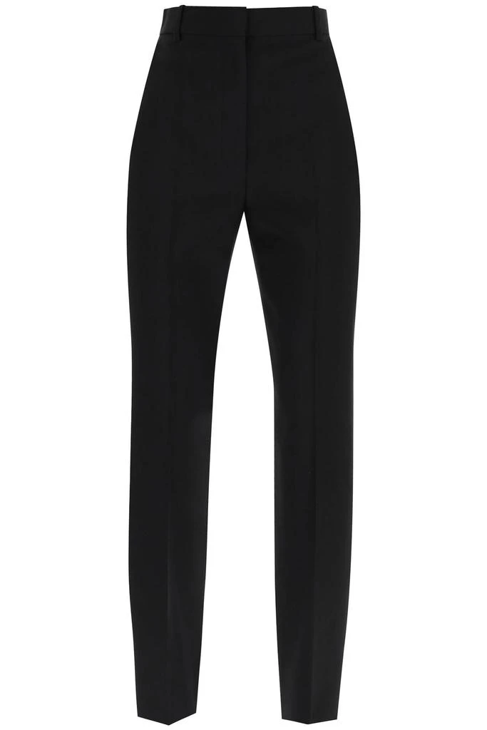 Alexander McQueen high-waisted cigarette trousers 1