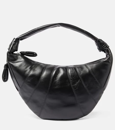 Lemaire Fortune Croissant leather shoulder bag 1