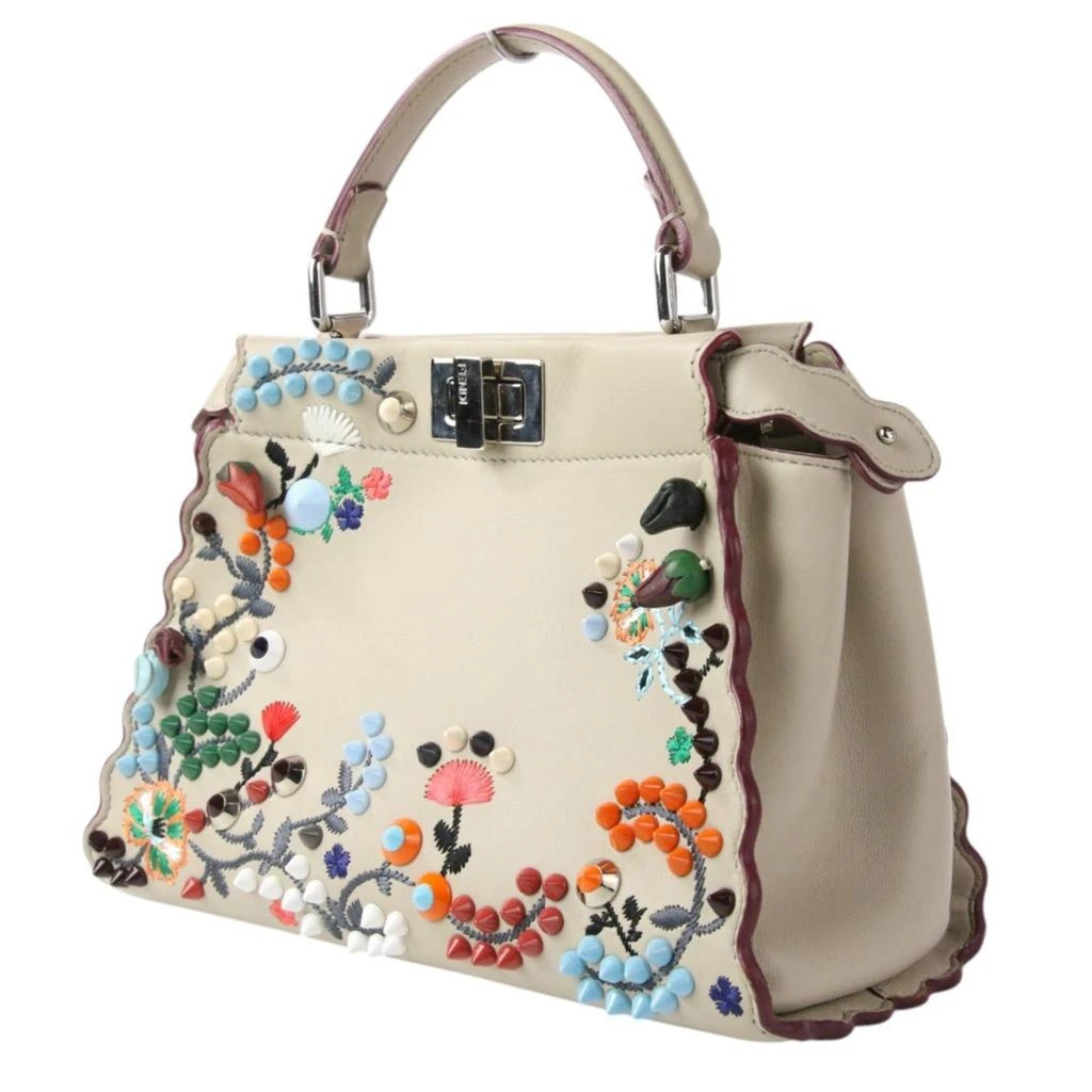 Fendi Peekaboo Leather Handbag Shoulder Bag (Pre-Owned) 3