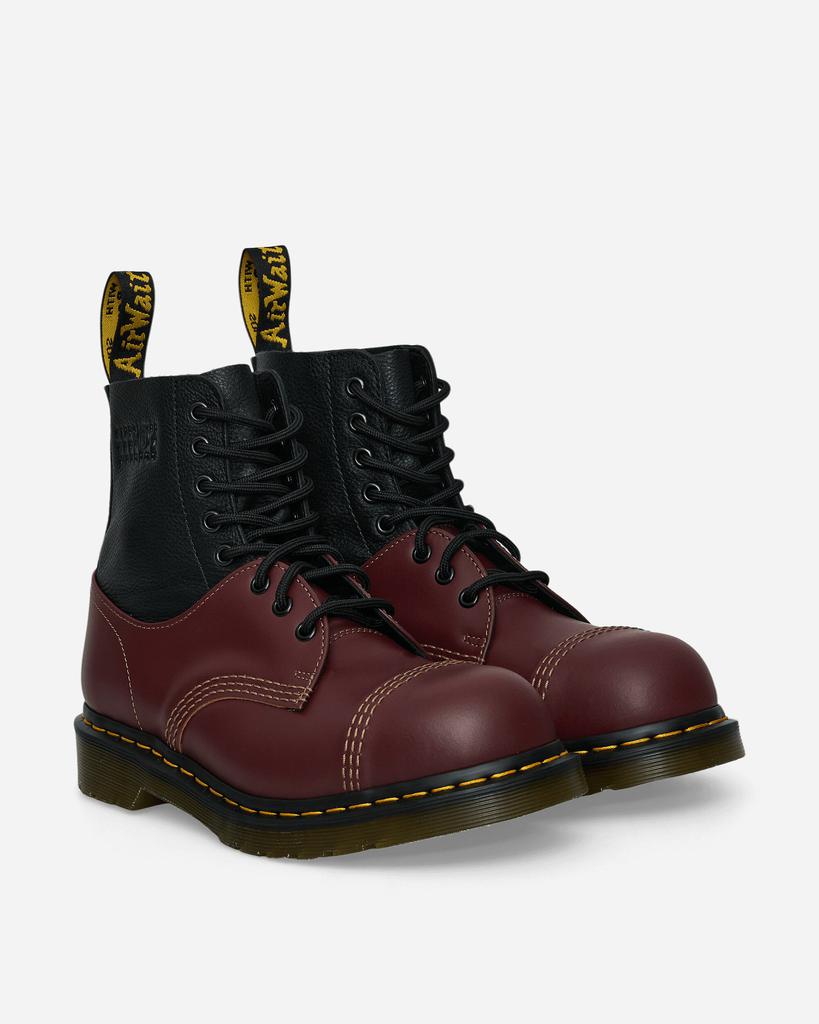 Oxblood Red/Black MM6 x Dr. Martens 1460 Twisted and