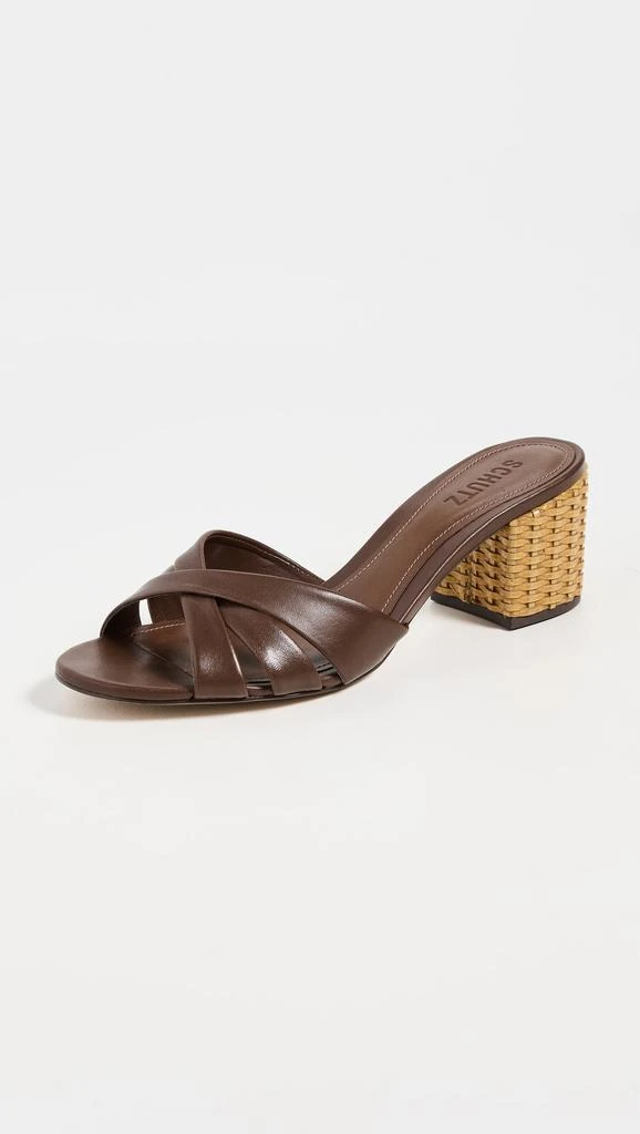 Schutz Keefa Straw Mules 1