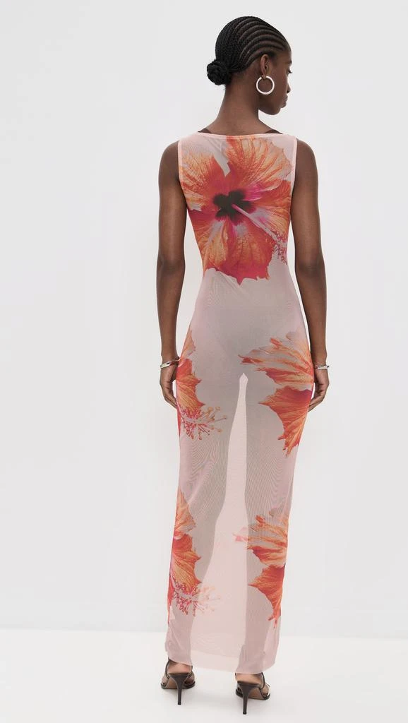 Good American Gauze Mesh Maxi Dress 2