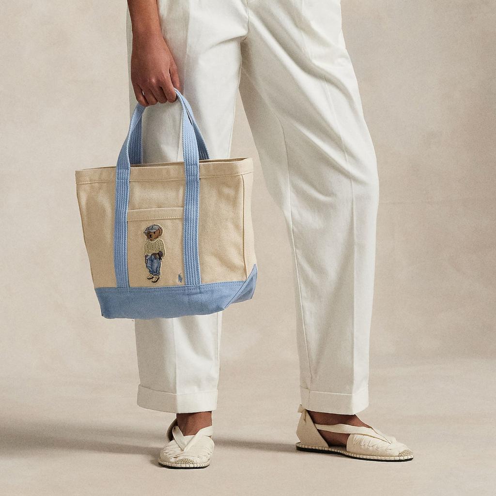 Ralph Lauren Polo Ralph Lauren Bear Canvas Tote Bag
