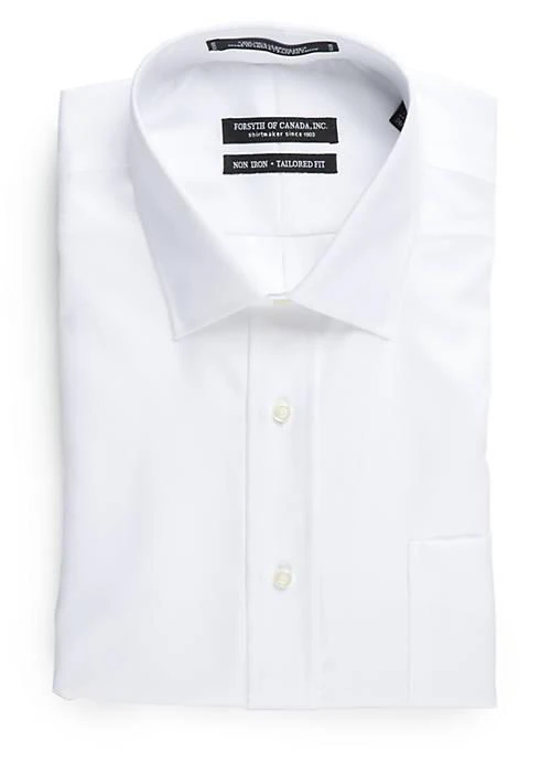 Forsyth of Canada Of Canada Tailored Fit Non Iron Royal Oxford Dress Shirt 1