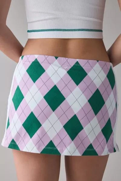 Out From Under Out From Under Bec Printed Stripe Low-Rise Micro Mini Skort 3