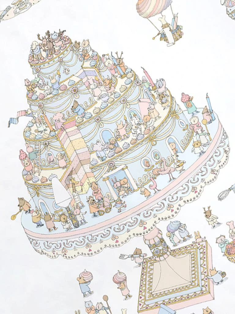 Atelier Choux Atelier Choux Baby Le Gateau / Chateau Choux Reversible Quilt in White (130cm) 4