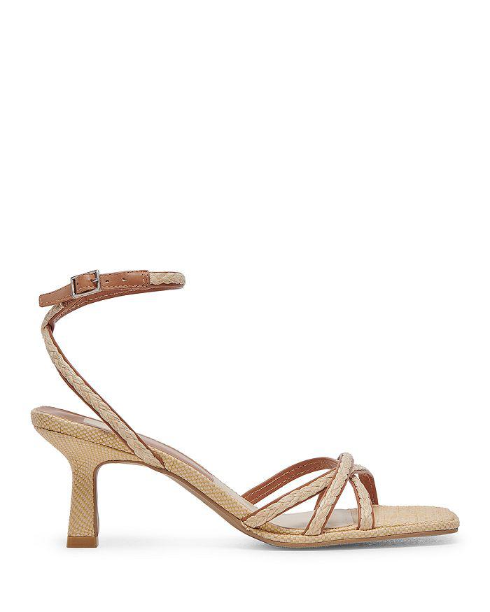 Dolce Vita Women's Manji Braided Ankle Strap High Heel Sandals