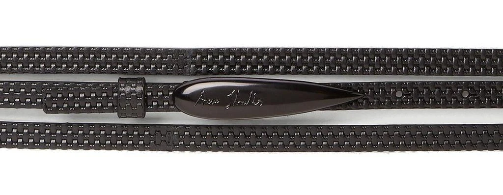 Acne Studios Acne Studios Logo Engraved Woven Belt 1