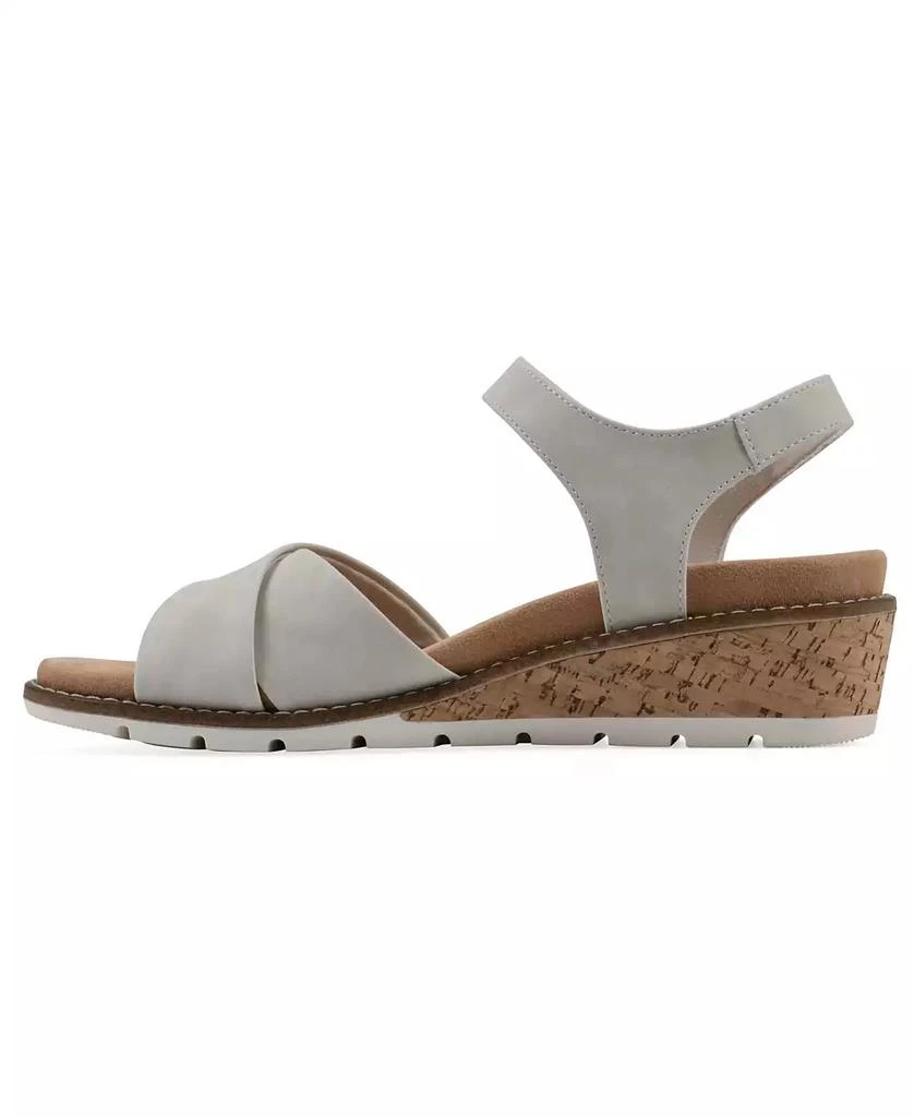 White Mountain Women's Tinna Wedge Sandals 6