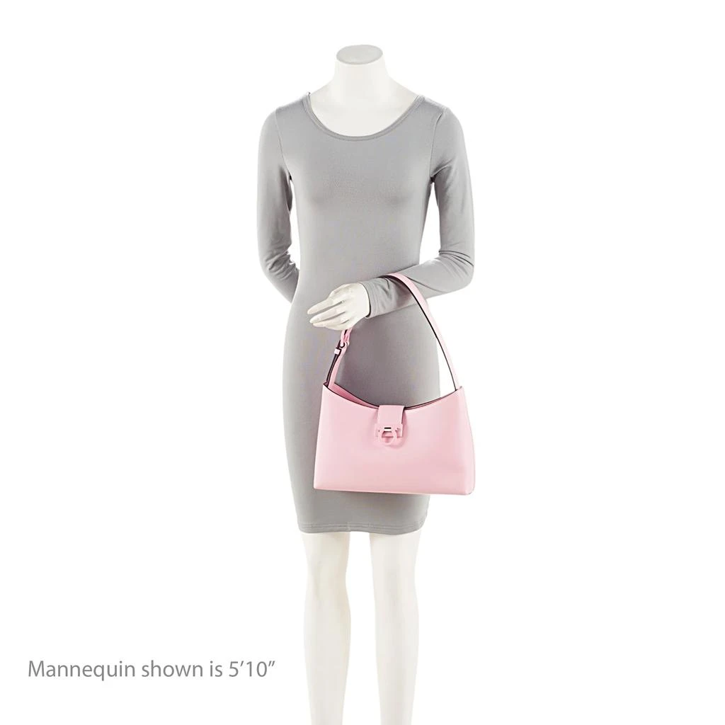 Salvatore Ferragamo Leather Gancio Trifolio Small Shoulder Bag 5