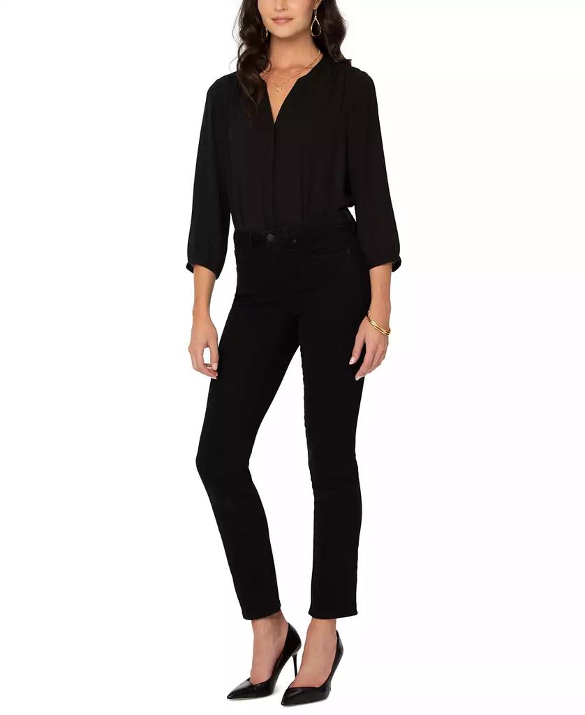 NYDJ Sheri Tummy-Control Slim-Leg Jeans