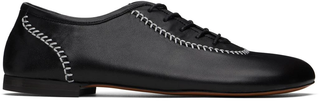 WALES BONNER Black Lace-Up Oxfords 1