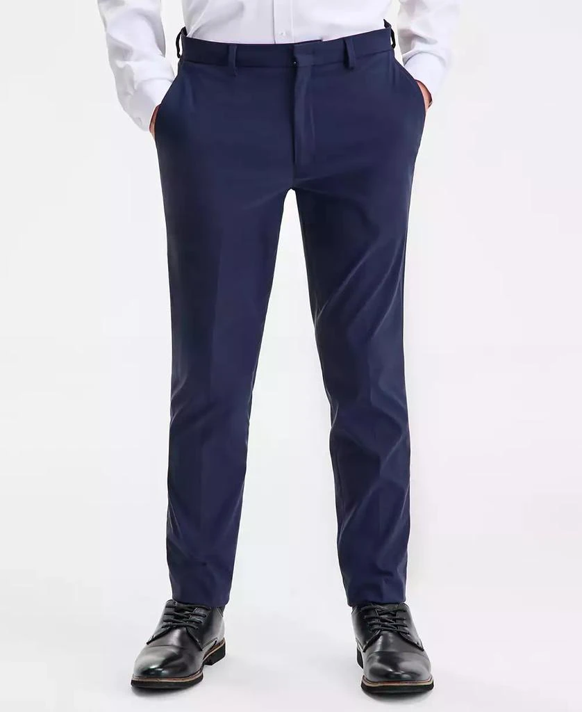 B By Brooks Brothers Boys 8-20 Navy Plain Classic Pants 1