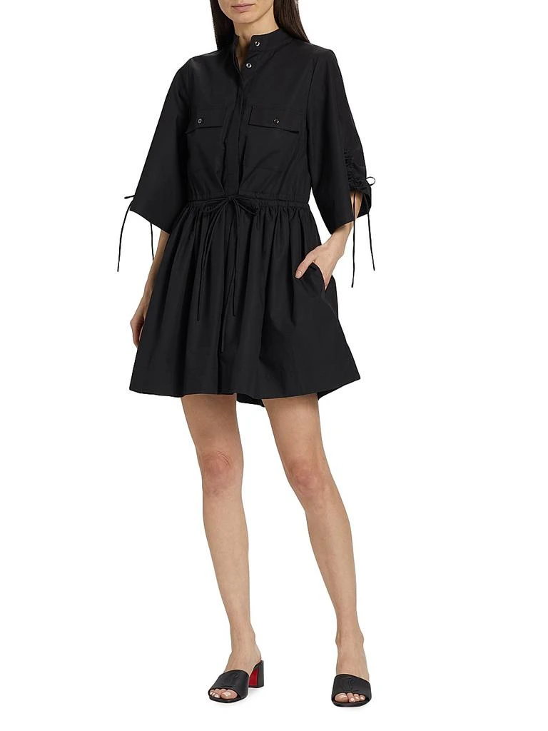long sleeve white lace dress mini Fernanda White Pleated Floral Lace Mini Dress