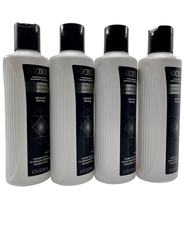 NIOXIN Pyrithione Zinc Dandruff Shampoo 6.7 OZ Duo & Conditioner 6.7 OZ Duo