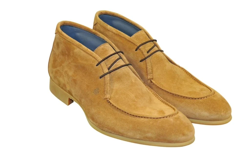 Scarpe di Bianco Men's Ischia Chukka Boot In Velour Brown 1