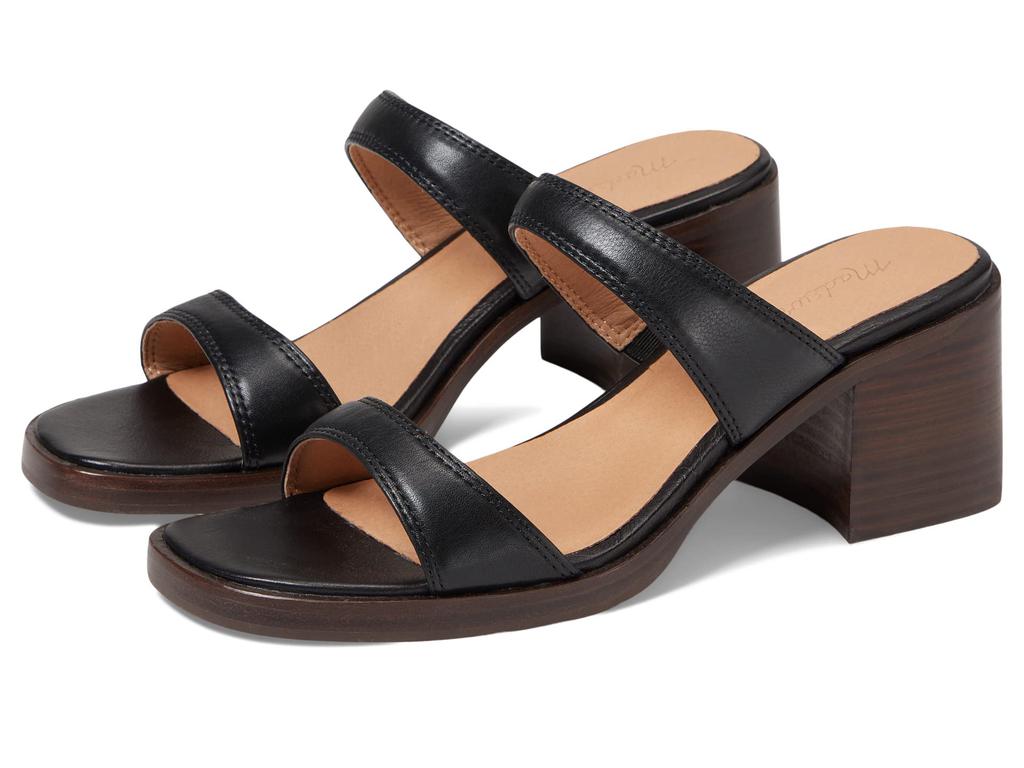 Madewell The Saige Double-Strap Sandal in Leather