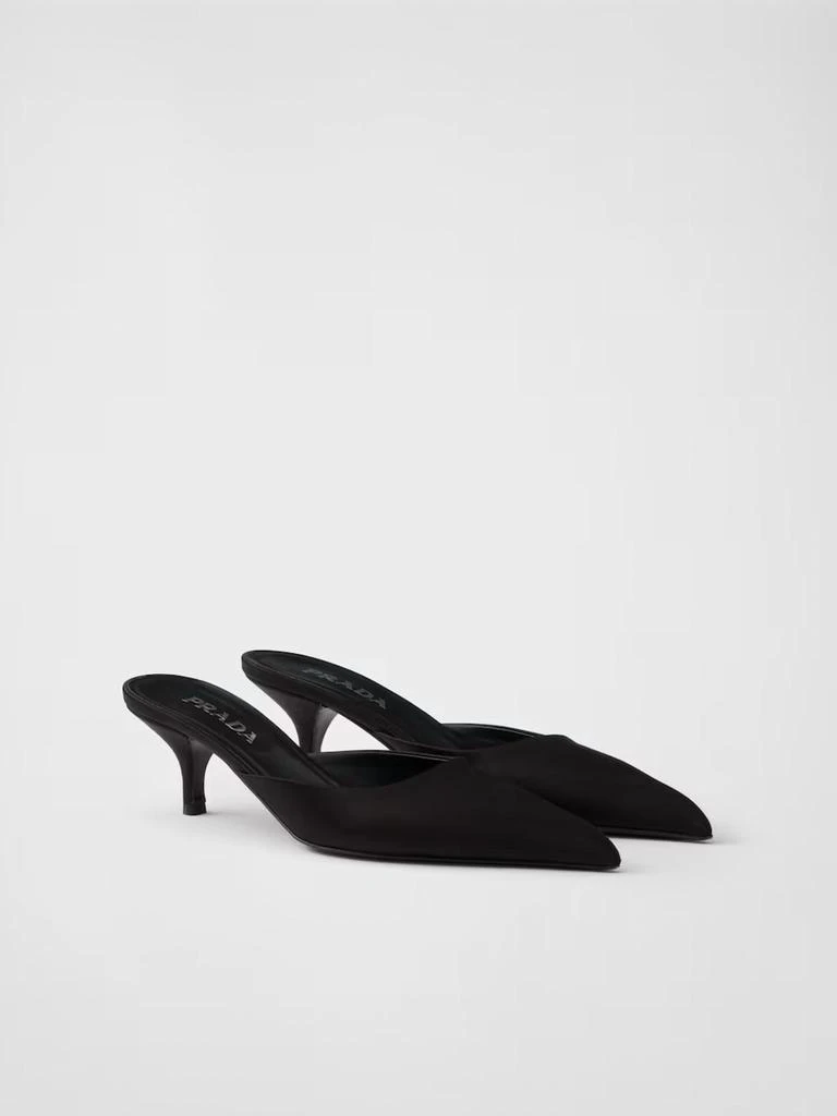 Prada Prada - Women
s Satin Sabot Sandals 2