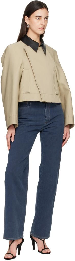 Givenchy Black Naked Satin Heeled Sandals 5