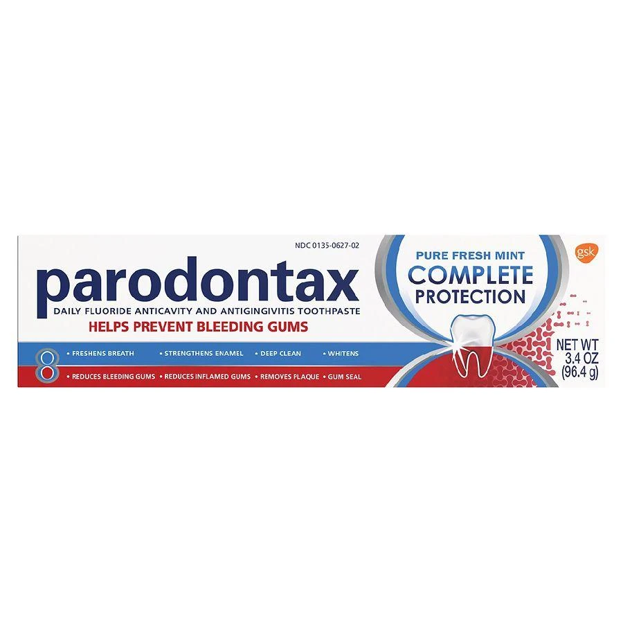 PARODONTAX Complete Protection Gingivitis Toothpaste For Bleeding Gums Pure Fresh Mint 1