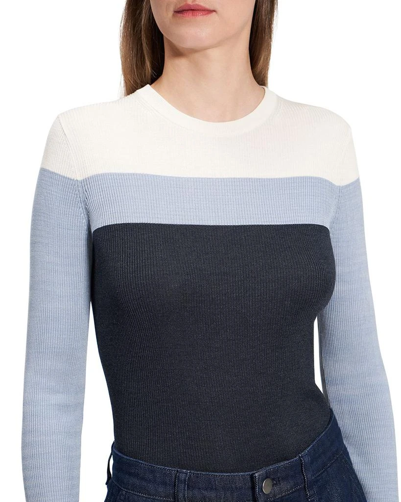 Theory Silk Mirzi Color Blocked Top 5