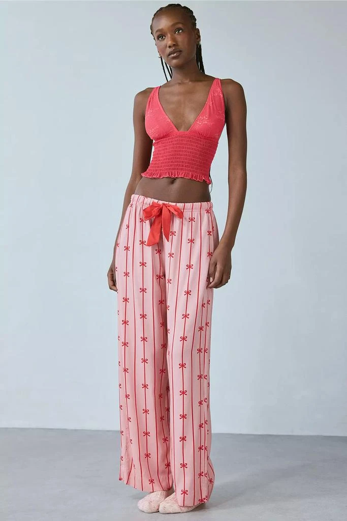 Out From Under Out From Under Firecracker Smocked Cropped Top 2
