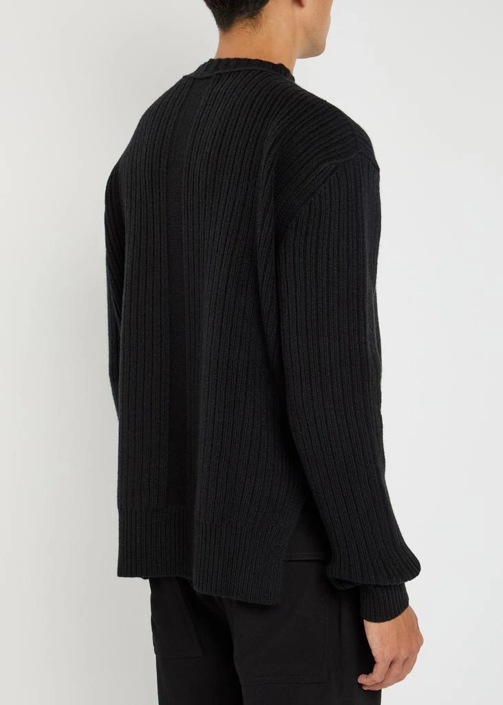 Rick Owens Fisherman ribbed wool jumper 3