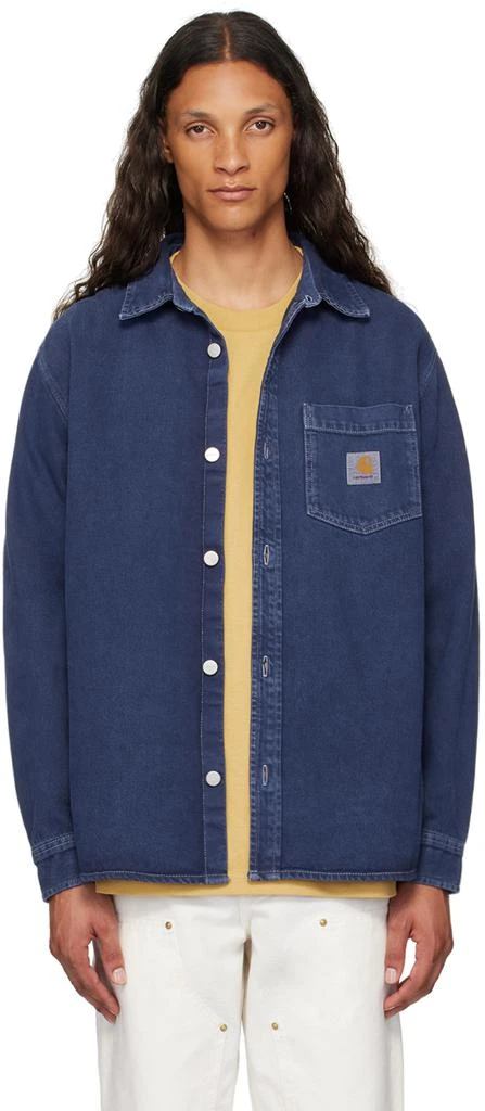 Carhartt WIP Blue George Denim Jacket 1