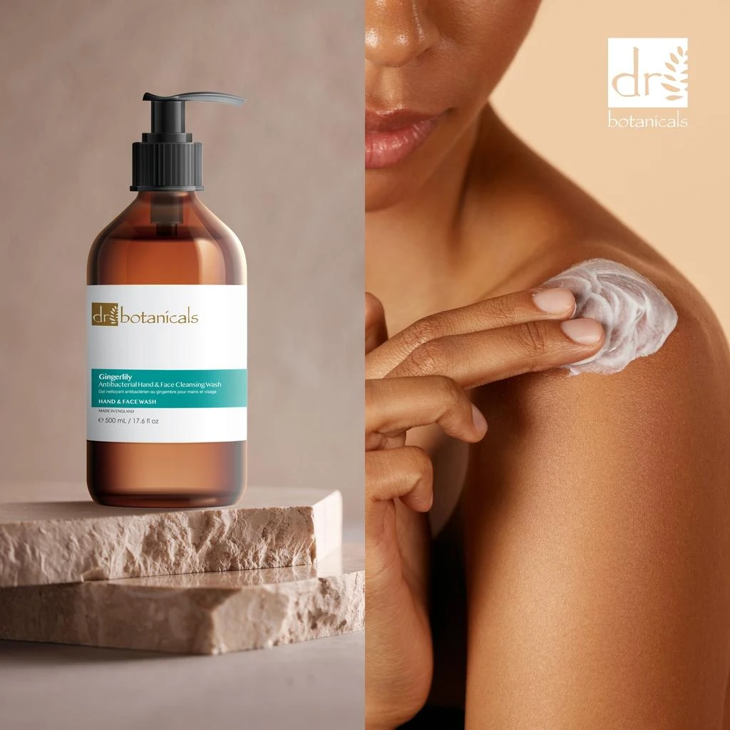 Dr. Botanicals Gingerlily Hand & Face Cleansing Wash 500ml Twin Value Savings Pack 6