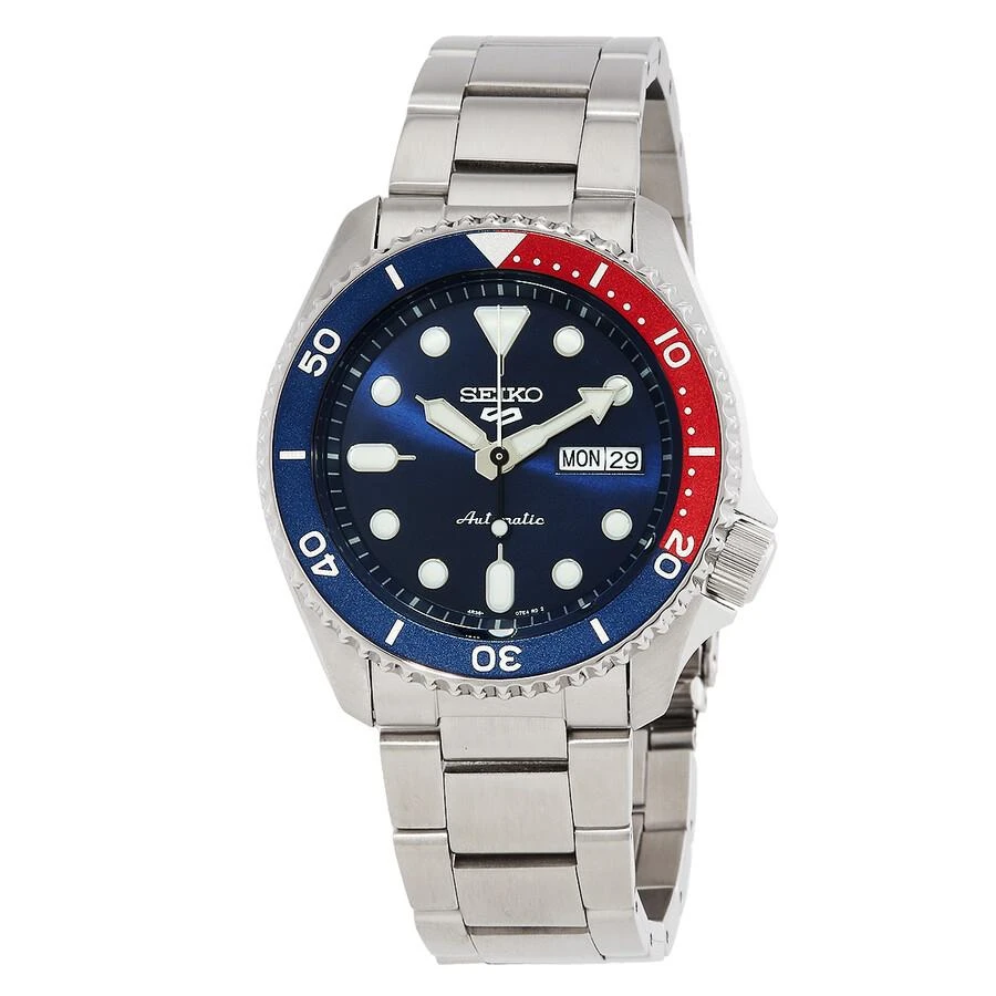 Seiko 5 Sports Automatic Blue Dial Pepsi Bezel Men's Watch SRPD53K1 1