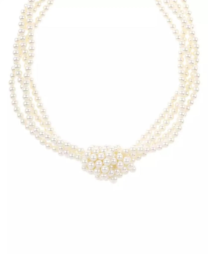 Charter Club Imitation Pearl Knotted Multi-Row Strand Necklace, 19" + 2" extender, Created for Macy's 3