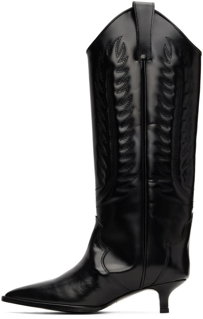 Toga Pulla Black Western Tall Boots 3