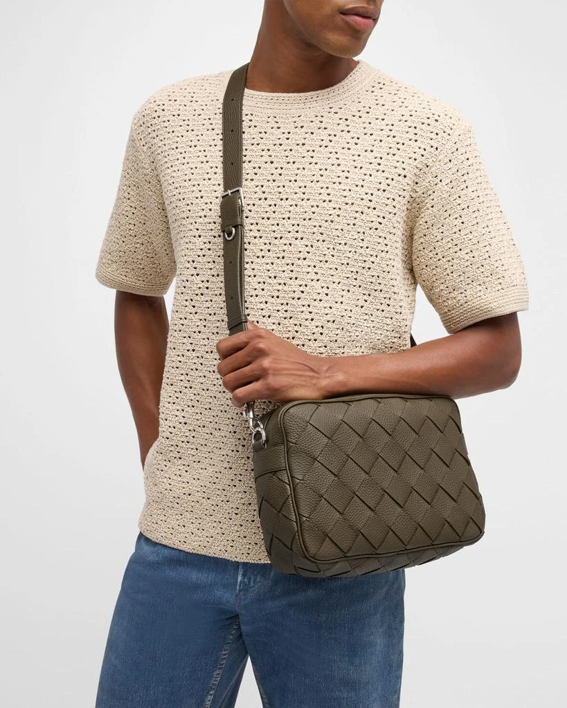 Bottega Veneta Men's Intrecciato Medium Crossbody Bag 2