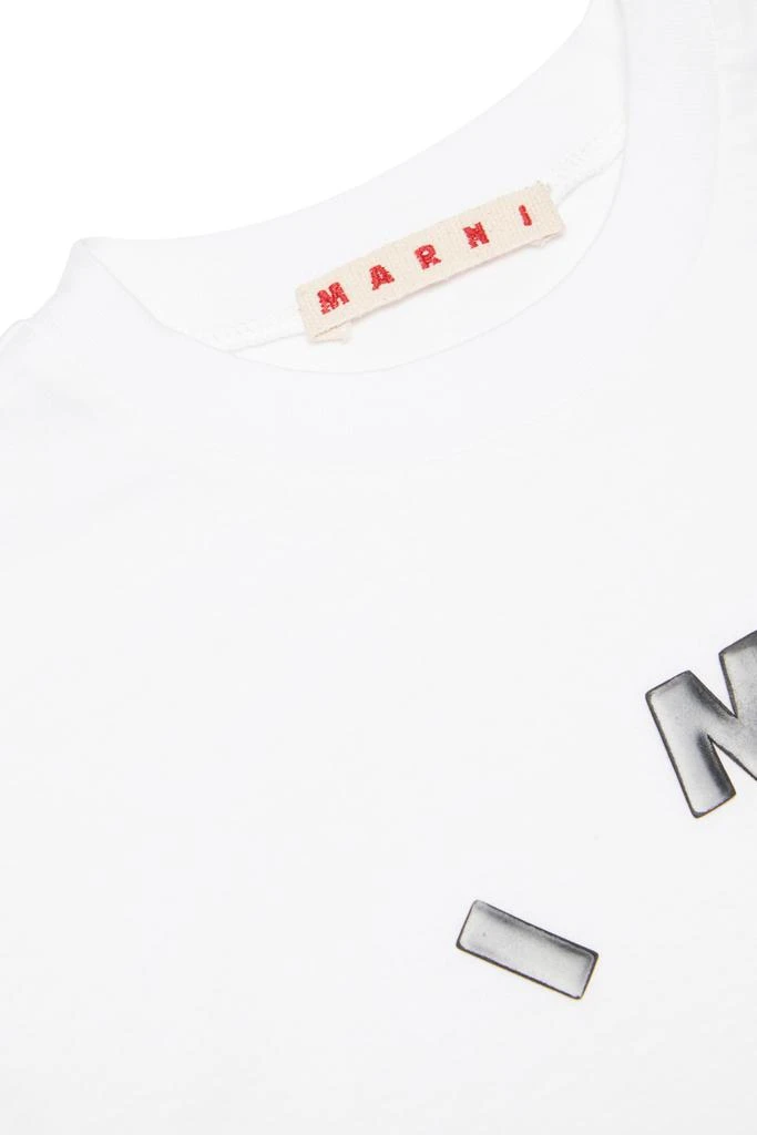 Marni Mt172u T-shirt  Round Logo T-shirt 3