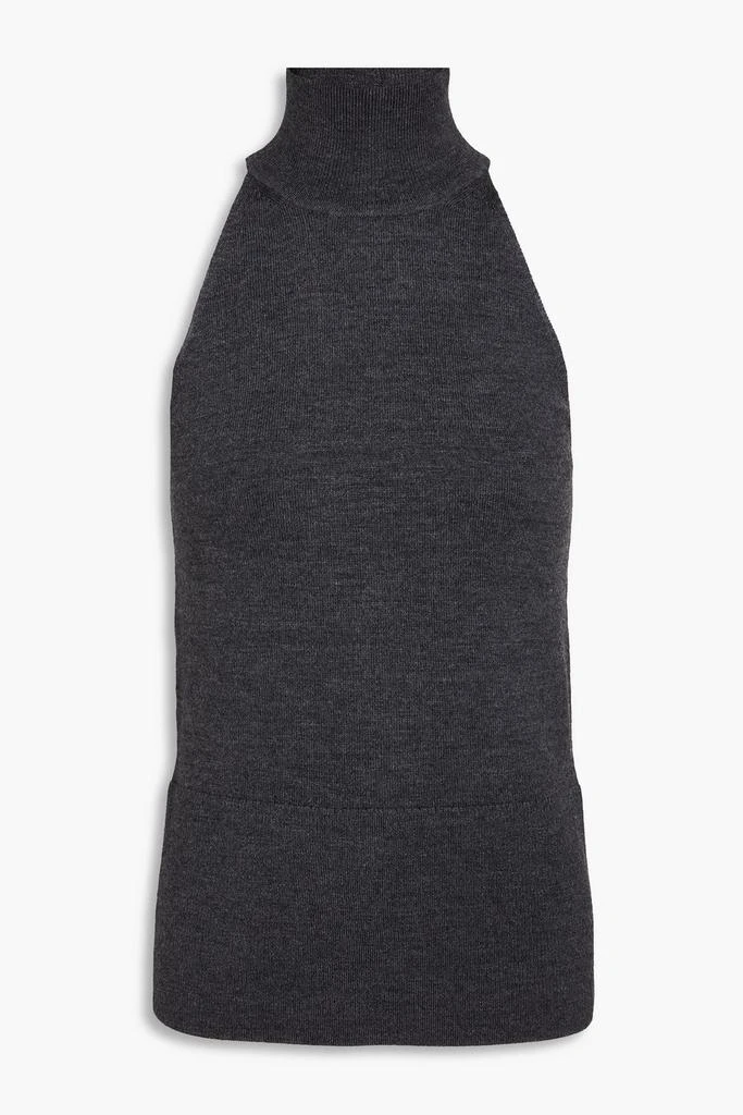 Totême Ribbed wool-blend turtleneck top 1