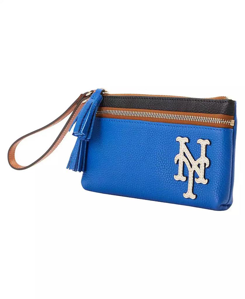 Dooney & Bourke Dooney Bourke New York Mets Infield Double-Zip Wristlet
