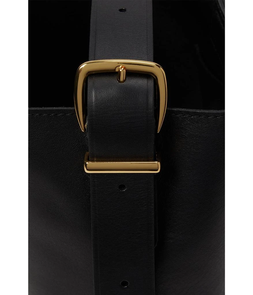 Madewell The Essential Mini Bucket Tote in Leather 4