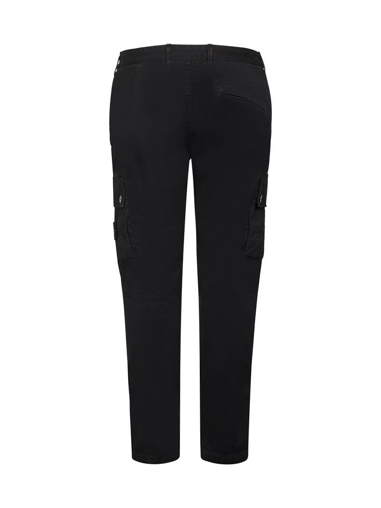 Stone Island STONE ISLAND | Black stretch twill cargo trousers | Man | 29