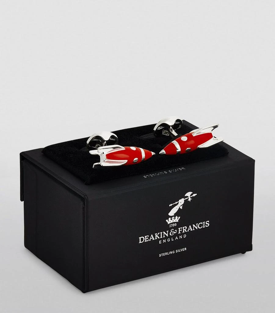 Deakin & Francis Sterling Silver Rocket Cufflinks 3