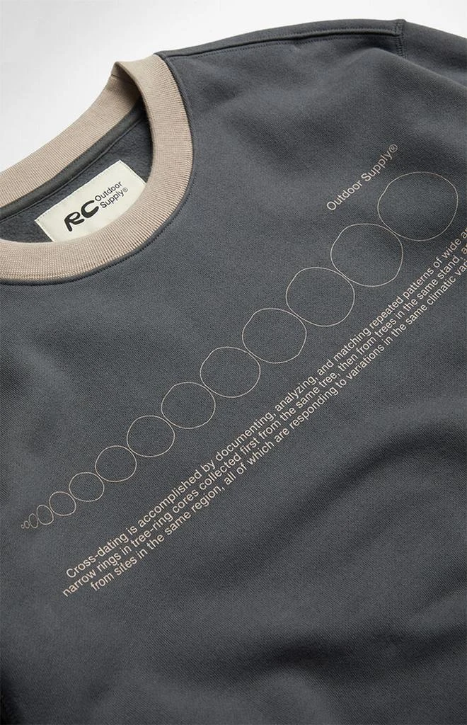 RC Outdoor Supply Tree Rings Crew Neck Sweatshirt 5