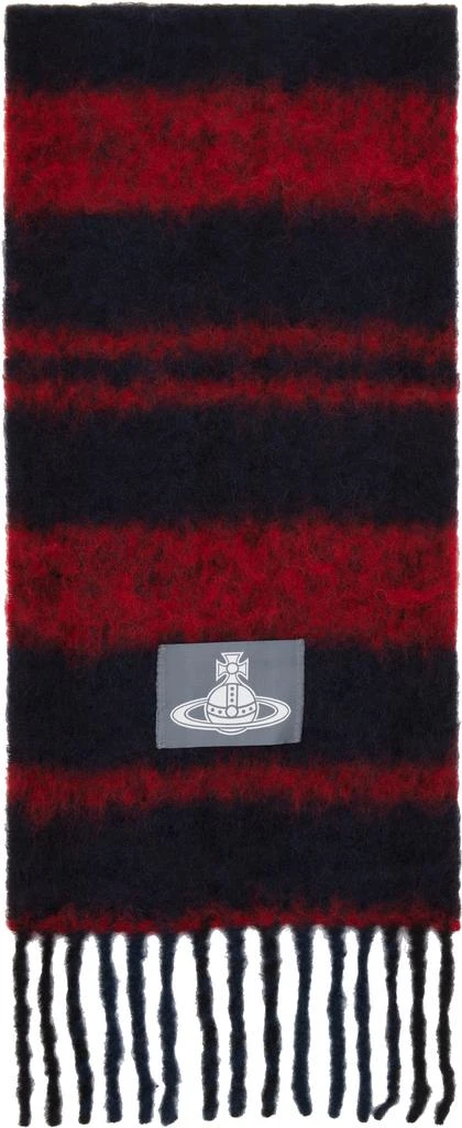 Vivienne Westwood Red
Black Chunky Stripe Scarf