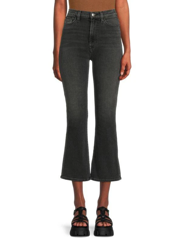 Hudson Blair Mid Rise Cropped Bootcut Jeans 1