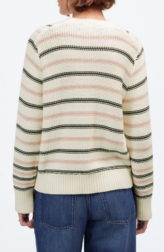 Madewell Stripe Crewneck Cotton Sweater 2
