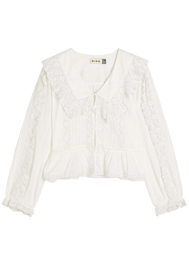 Rixo Maribelle cotton top 1