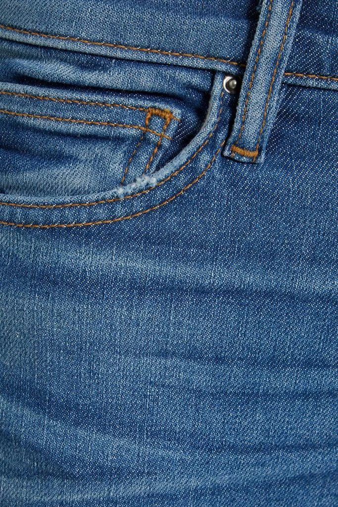 IRO Bonnie distressed mid-rise kick-flare jeans 4