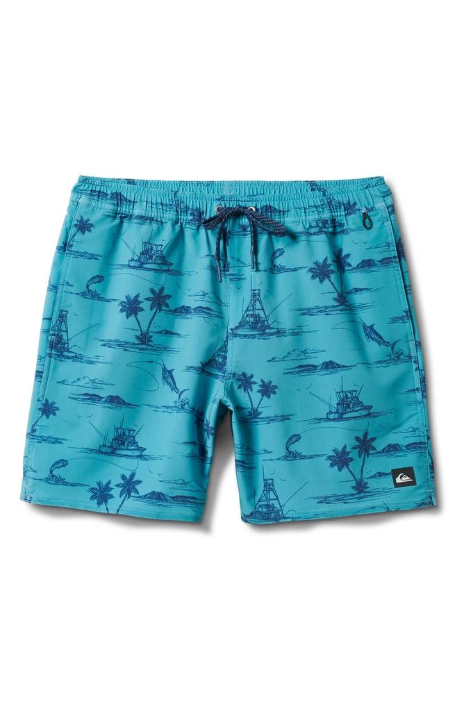 Quiksilver Paradise Found Volley Swim Trunks