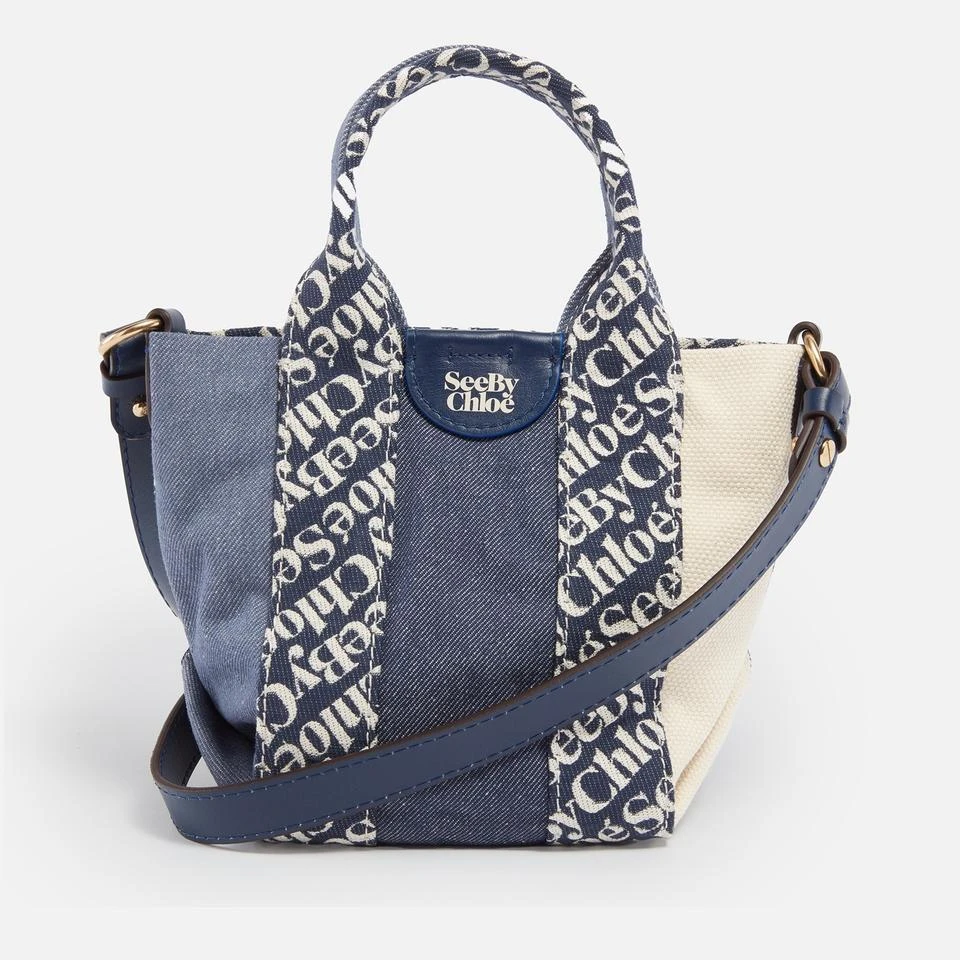 See by Chloé See By Chloé Laetizia Denim Mini Tote Bag 1