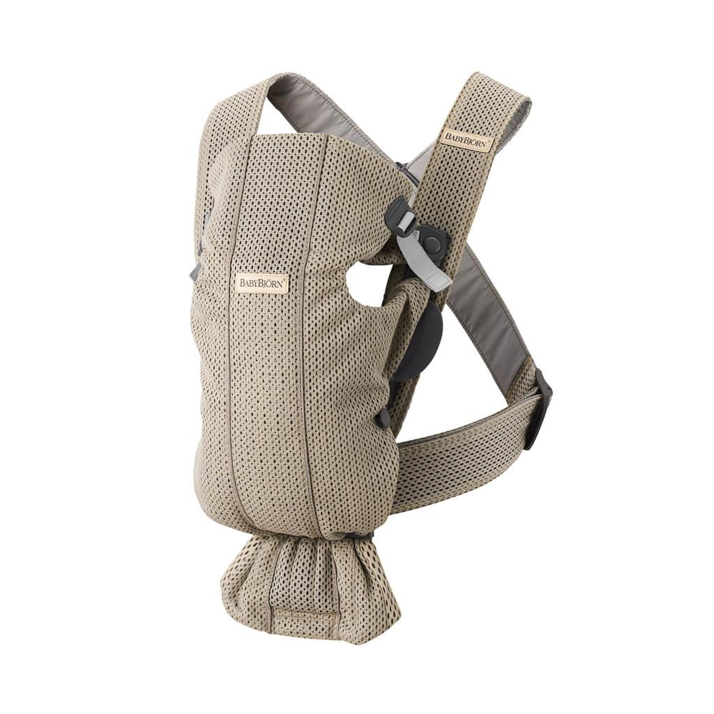 BabyBjörn BABYBJÖRN Mini 3D Mesh Baby Carrier - Gray Beige