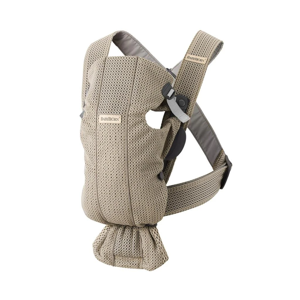 BabyBjörn BABYBJÖRN Mini 3D Mesh Baby Carrier - Gray Beige 1